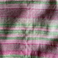 Копринен шал в лилаво и зелено, La boutique, снимка 7 - Шалове - 45428233