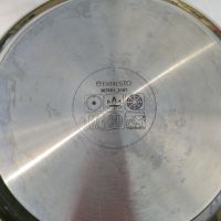 Масивен тиган от неръждаема стомана +индукция отличен, снимка 3 - Съдове за готвене - 45406950
