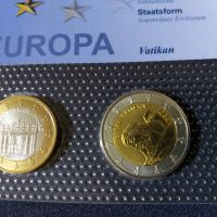 Пробен Евро Сет - Ватикана 2010 , 8 монети, снимка 2 - Нумизматика и бонистика - 45203610