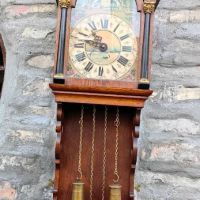 Голям стар стенен часовник- перфектен, снимка 3 - Антикварни и старинни предмети - 45570066