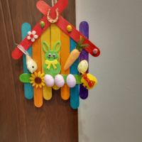 Дървени Великденски къщички , снимка 8 - Декорация за дома - 45491421