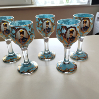 Уникални чаши за ракия, снимка 1 - Сервизи - 44937750