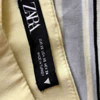 Zara бледа жълт елегантен панталон и блуза/топ памучна материя Boss , снимка 8 - Туники - 45063818