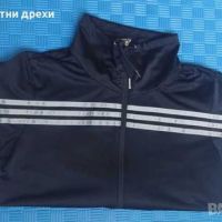 Черно горнище Adidas в отлично състояние (М) 100% полиестер, снимка 4 - Спортни дрехи, екипи - 45466922