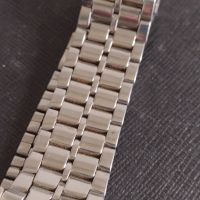 Метална верижка за часовник красив стилен дизайн 44844, снимка 2 - Каишки за часовници - 45381375