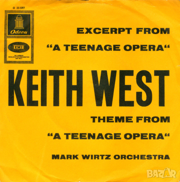 Грамофонни плочи Keith West / Mark Wirtz Orchestra – Excerpt From "A Teenage Opera" 7" сингъл, снимка 1