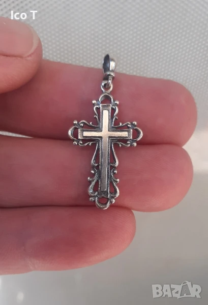 сребърен кръст, снимка 1