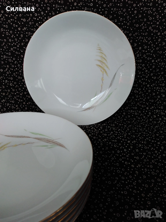 комплект чинии - 6 бр., снимка 1