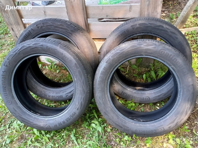 4 бр. летни гуми 195/55/16 100лв., снимка 1