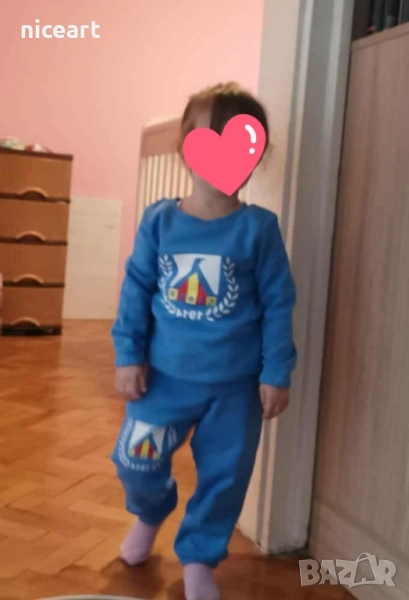 Спортен детски екип, анцуг на Левски, снимка 1