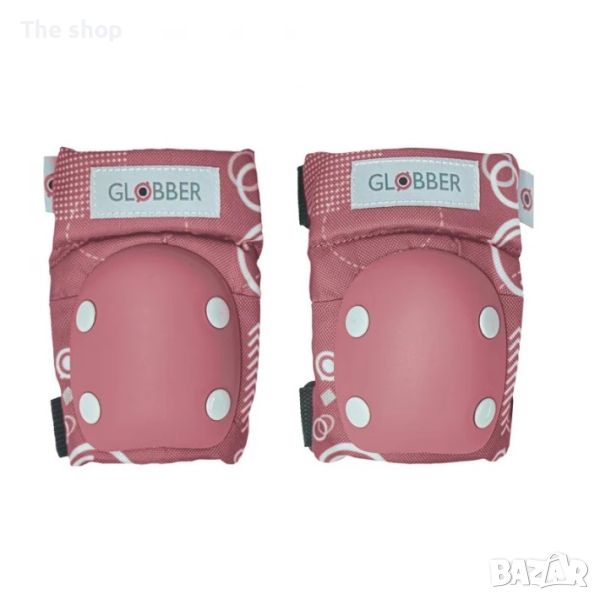 Комплект детски протектори за тротинетки, размер XXS – пастелно розови (004), снимка 1