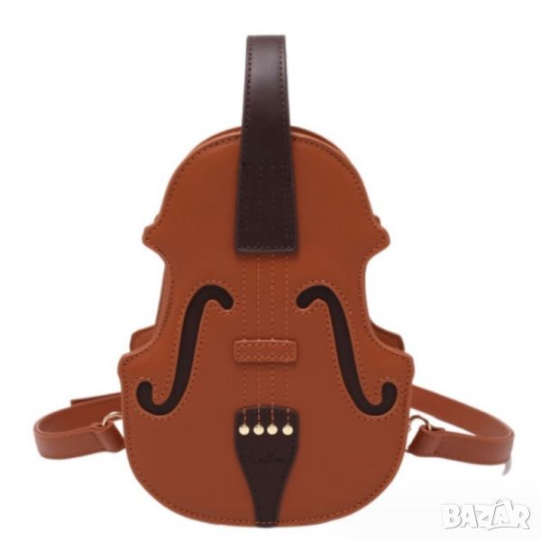 Дамска чанта раница Brown Violin, снимка 1