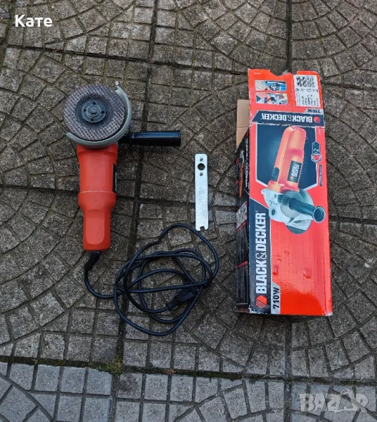 Ъглошлайф Black&Decker CD115 710 W 115 мм, снимка 1