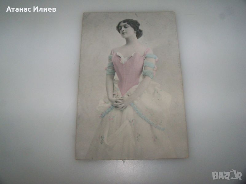 Стара романтична пощенска картичка, снимка 1