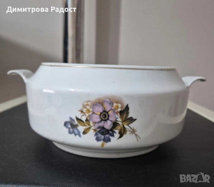 Порцеланов супник без капак! Състояние използвано като ново! , снимка 1
