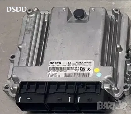 Компютър двигател / ECU BOSCH 0281013209 за Peugeot 407 и Citroen C5 2.2 HDI, снимка 1