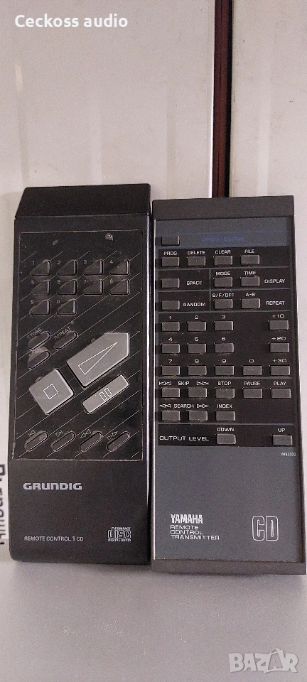 Дистанционни за сд плеъри YAMAHA и GRUNDIG, снимка 1