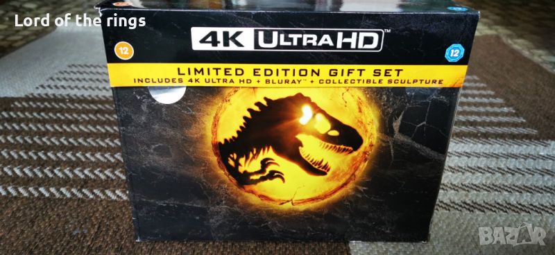 Jurassic World 6-Movie Collection - 4K Blu-ray + Giftset - Колекция Джурасик свят + статуетка, снимка 1