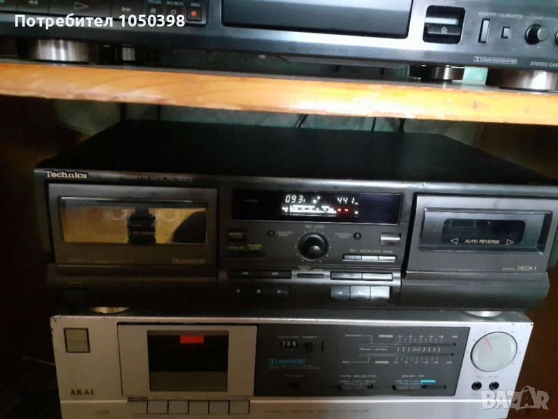 Идеален дек Technics SR-TR 373- Японски двукасетъчен автореверс, снимка 1