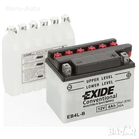 Акумулатор EXIDE Conventional EB4L-B, снимка 1