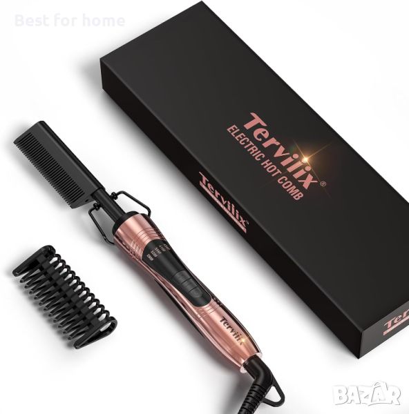 Гребени за брада и коса Terviiix Hot Comb Electric, снимка 1