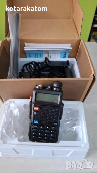 Baofeng UV 5R радио, уоки токи, станция, нови отлични, снимка 1