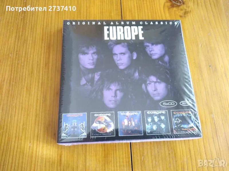 EUROPE - BOX SET 5cd 30лв оригинални дискове, снимка 1