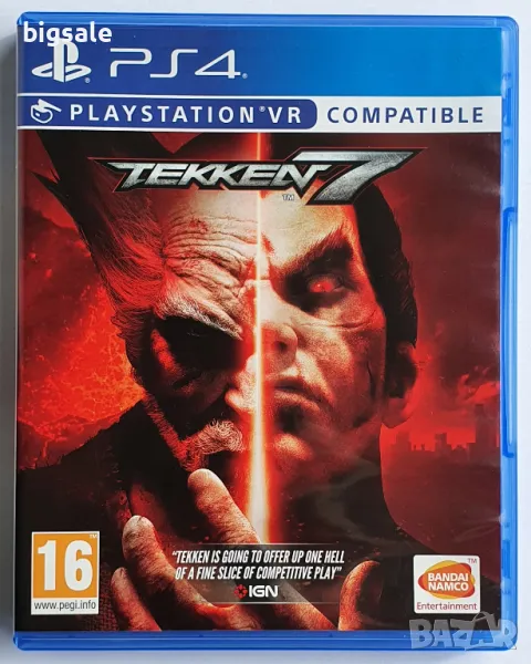 Перфектен диск игра Tekken 7 PS4 Playstation 4 Плейстейшън 5 PS5 Текен, снимка 1