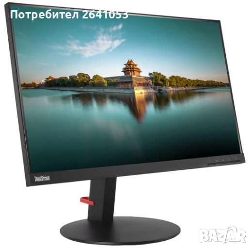  Монитор Леново 24"2560x1440 WQHD - Lenovo Monitor 24", снимка 1