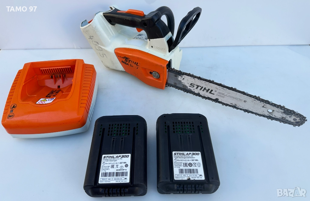 Stihl MSA 160T - Акумулаторен верижен трион 2x36V 6.0Ah , снимка 1