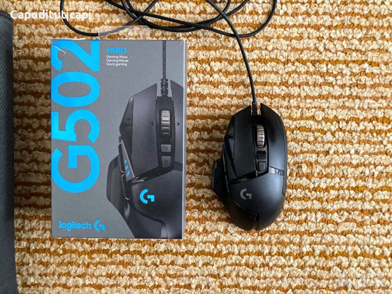 Logitech G502 + Mousepad , снимка 1