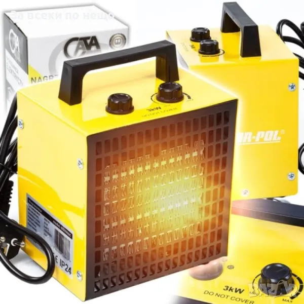 Електрически нагревател - калорифер 3kW Mar-Pol, снимка 1