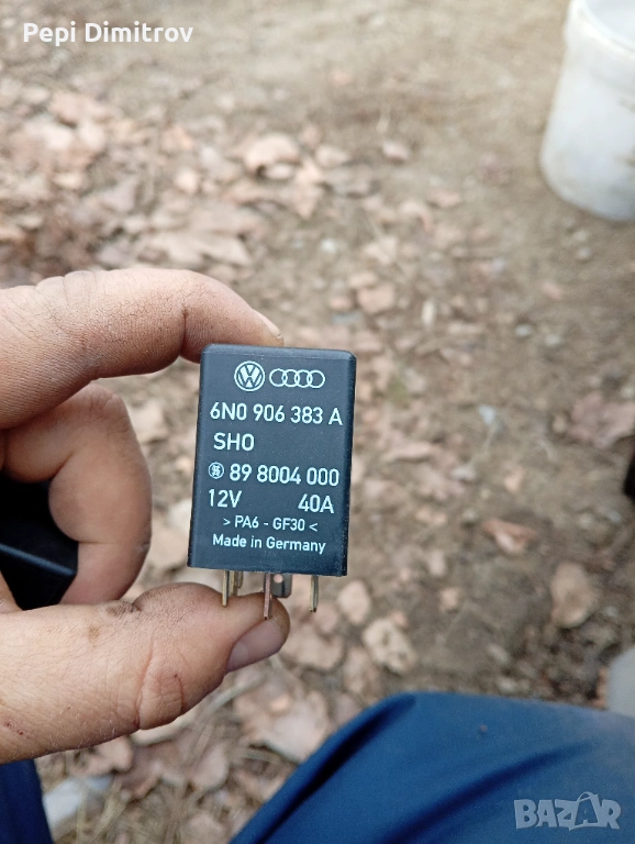 РЕЛЕ ЗА ГОРИВНА ПОМПА 410 POLO LUPO 6N0906383A, снимка 1