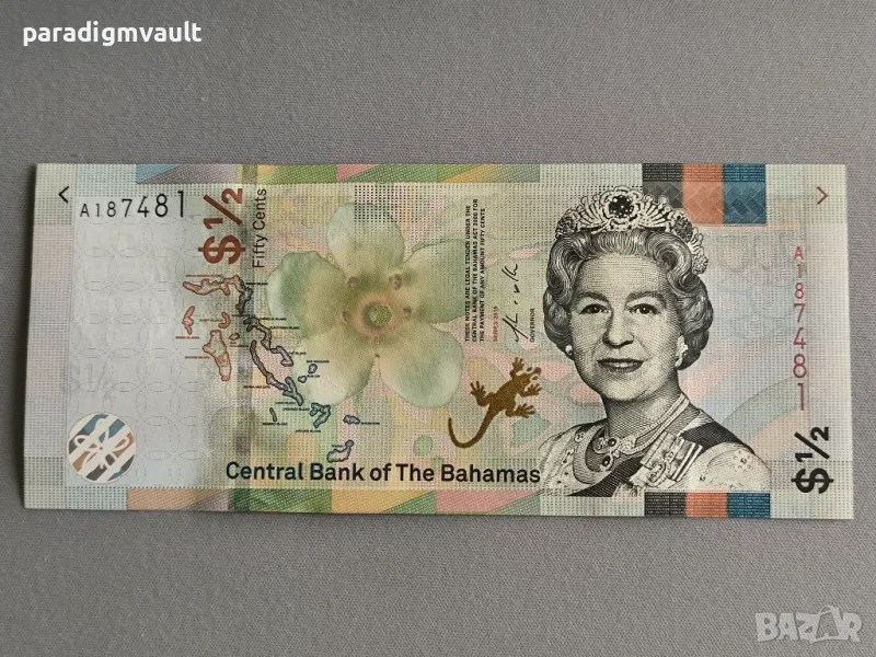 Банкнота - Бахами - 1/2 (половин) долар UNC | 2019г., снимка 1