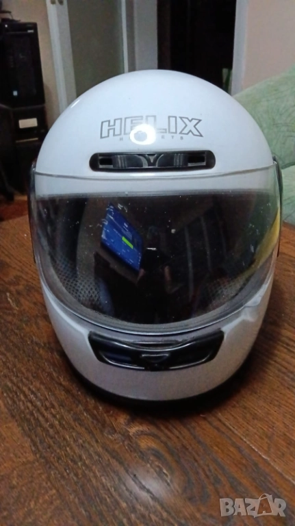 Мото каска HELIX Activy – Бяла (Full Face), снимка 1