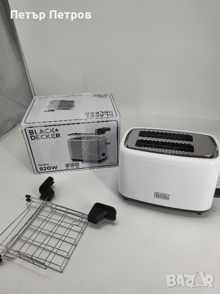 Чисто нов тостер BLACK DECKER TOSTER BXTOA820E, снимка 1
