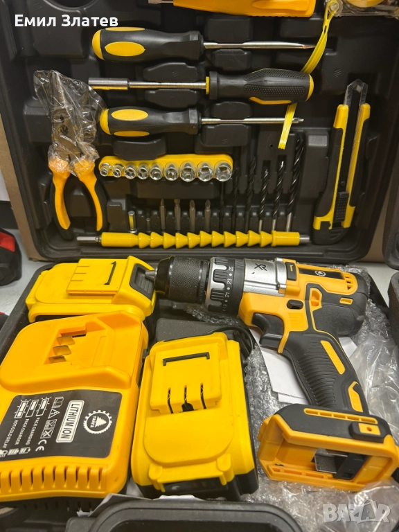 Акумулаторен ударен винтоверт с 2 скорости и 16 скорости Тайга, снимка 1