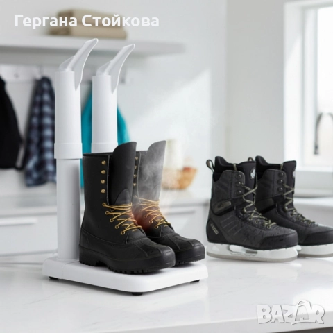 Електрически сушилник за обувки PEET – тиха термична конвекция, безопасно и ефективно сушене