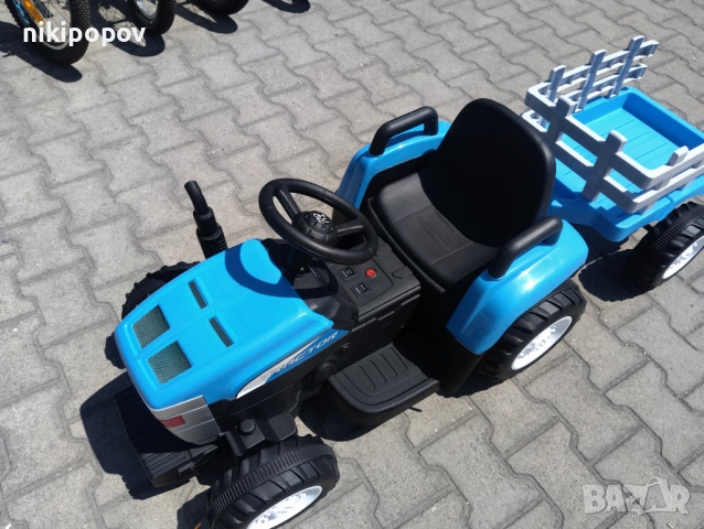 NEBRASKA акумулаторен трактор с ремарке DALLAS син, снимка 3 - Други - 53849226