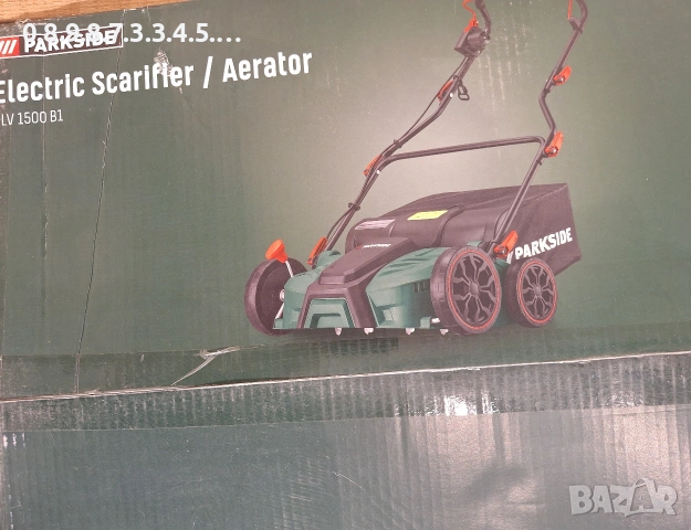 електрически аератор на Парксайд Parkside PLV 1500W B1 нов!, снимка 7 - Градинска техника - 54054901