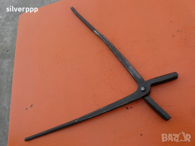  Масивни немски ковашки клещи - 2 , снимка 4 - Клещи - 53915384