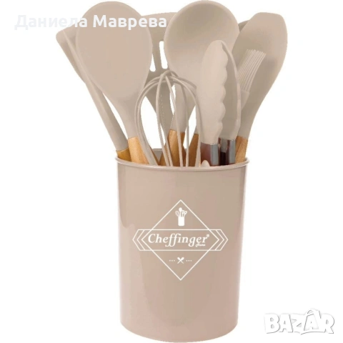 Комплект 12 части кухненски прибори със стойка Cheffinger, снимка 10 - Прибори за хранене, готвене и сервиране - 53389177