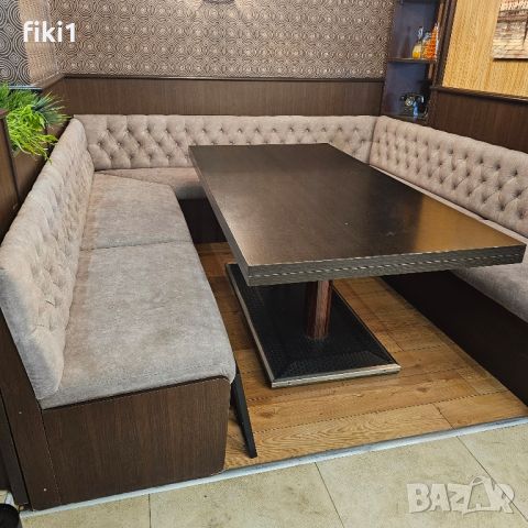 Сепаре с маса ,дивани с маса комплект, снимка 3 - Дивани и мека мебел - 46316644