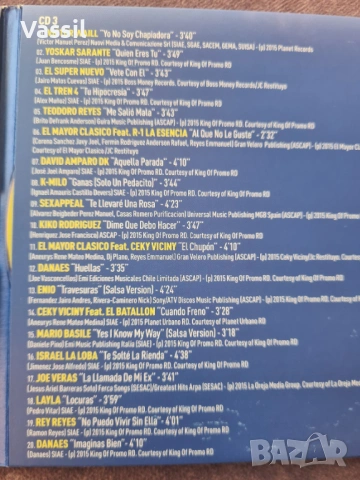 3CD LATIN HITS 2016 CLUB EDITION digipack NM латино хитове CD, снимка 5 - CD дискове - 54086112