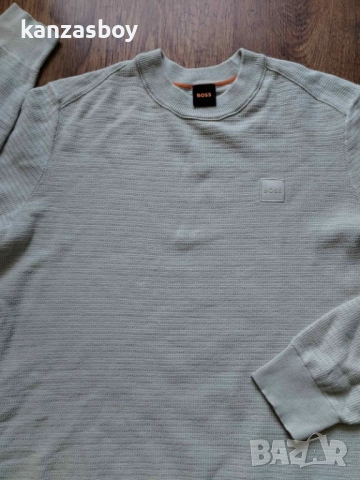 Hugo Boss Orange - страхотен мъжки пуловер КАТО НОВ С, снимка 4 - Пуловери - 52756271