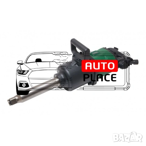 Пневматичен ударен гайковерт с дълъг шпиндел 1″ 3800 Nm RockForce, снимка 10 - Други инструменти - 54048969