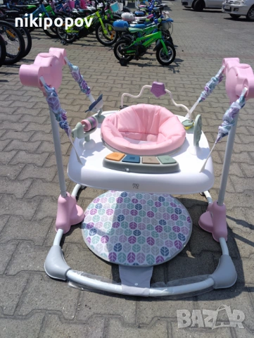 MONI Детско бънджи HOP розов, снимка 11 - Проходилки - 53565080