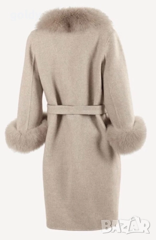 Палто алпака и косъм лисица, снимка 3 - Палта, манта - 52442063