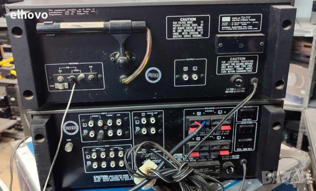 Стерео усилвател и тунер Sansui AU-717, TU-717, снимка 4 - Ресийвъри, усилватели, смесителни пултове - 45351669