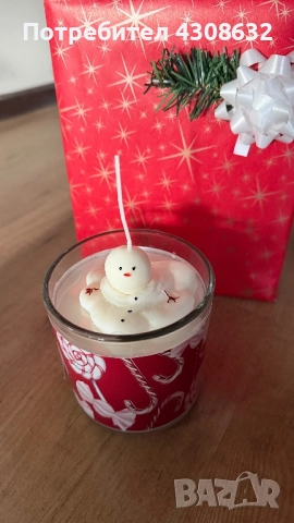 Коледна свещ, снимка 2 - Коледни подаръци - 52823364